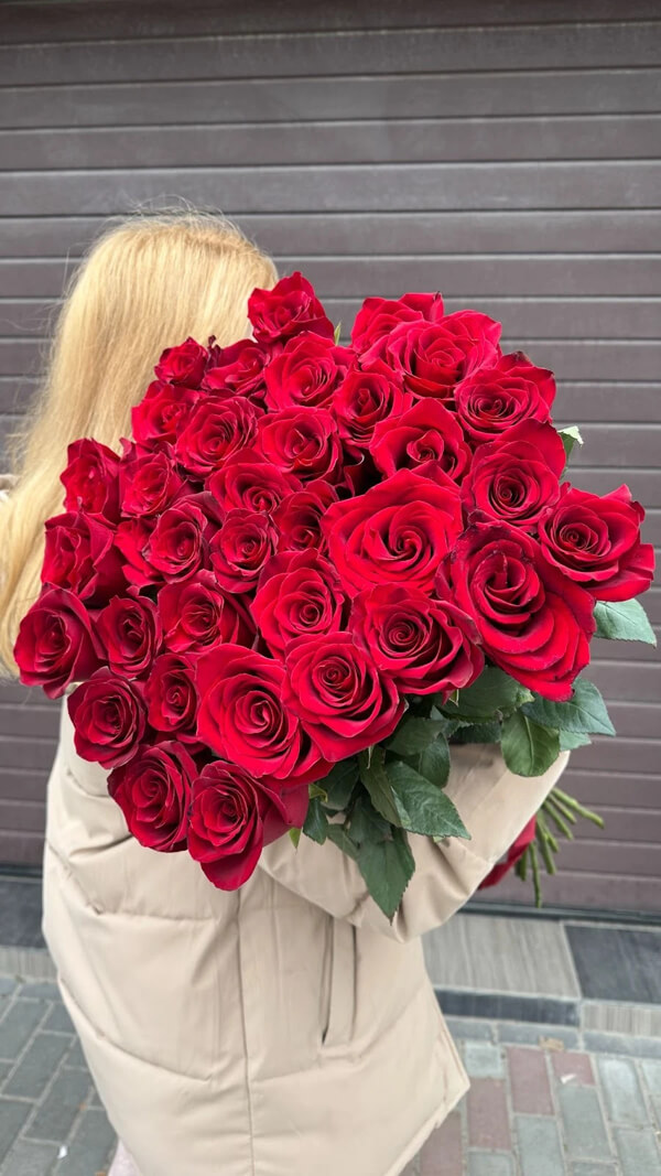 червоні троянди