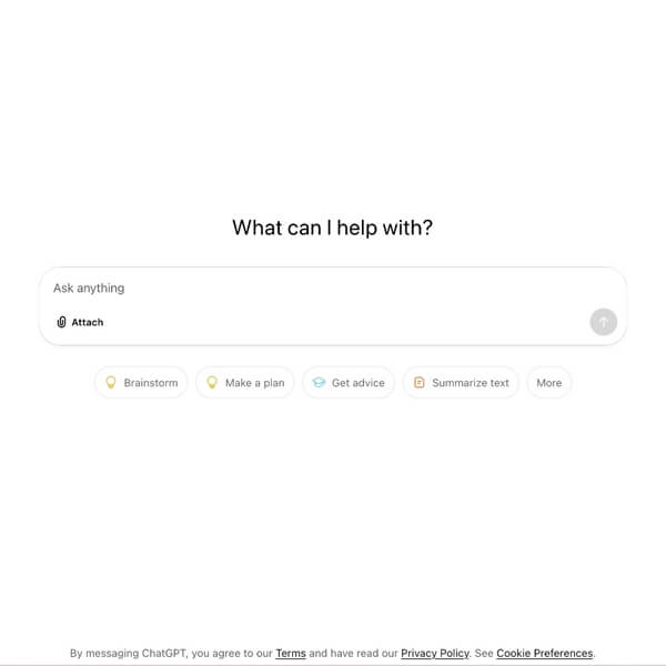 Регистрация в ChatGPT