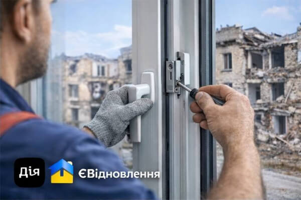 ЄВідновлення: заміна скла й склопакетів