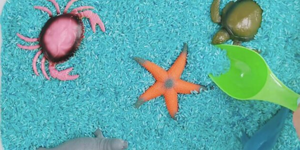 Чим зайняти дитину: пофарбуйте рис