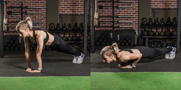 Упражнения для рук: алмазные отжимания