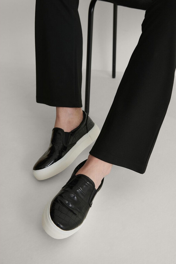 Слипоны женские NA-KD 37 Черные 