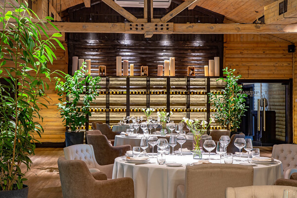 отдельные банкетные залы в ресторане