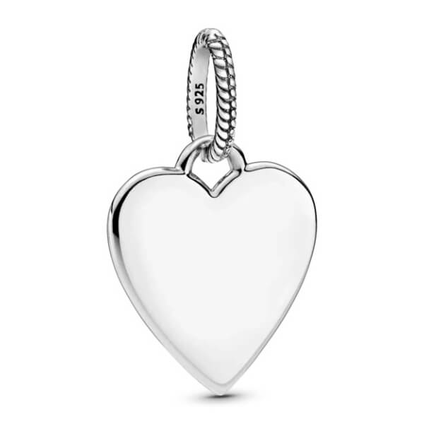 Кулон для гравировки в форме сердца