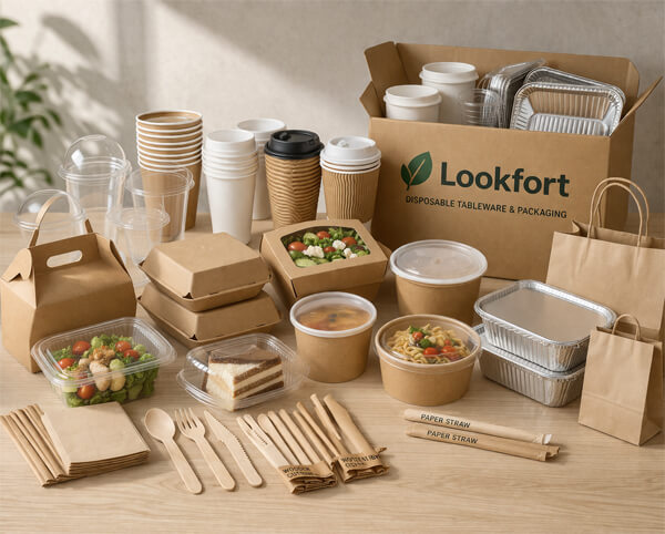 одноразовий посуд і упаковка Lookfort