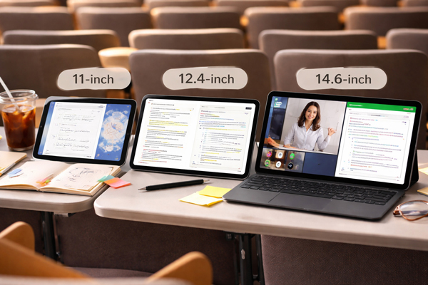 Какая диагональ планшета удобнее для лекций, PDF и поездок?