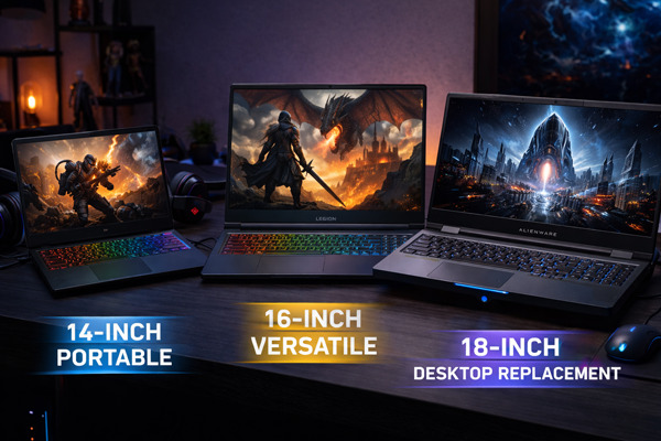 Який формат ноутбука кращий під різні ігрові сценарії?