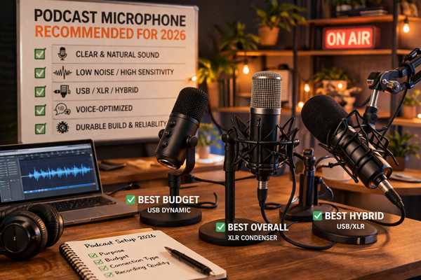 Какой микрофон покупать в итоге, если нужен хороший подкаст в 2026 году?