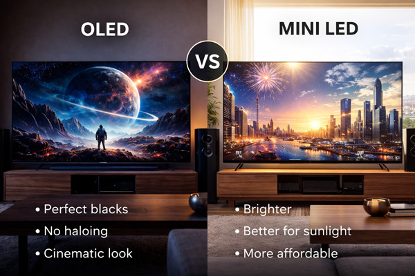 Что выбрать для фильмов: OLED или Mini LED