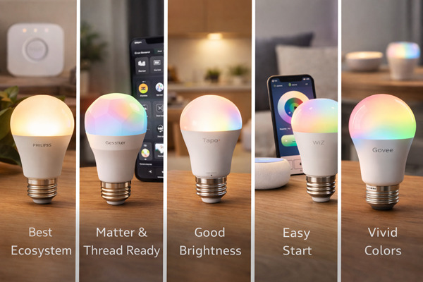 Чим відрізняються найкращі розумні лампи між собою?