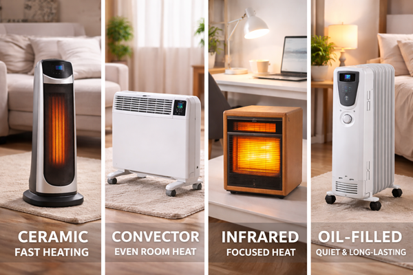 Чим відрізняються різні типи обігрівачів і який вибрати під своє завдання?