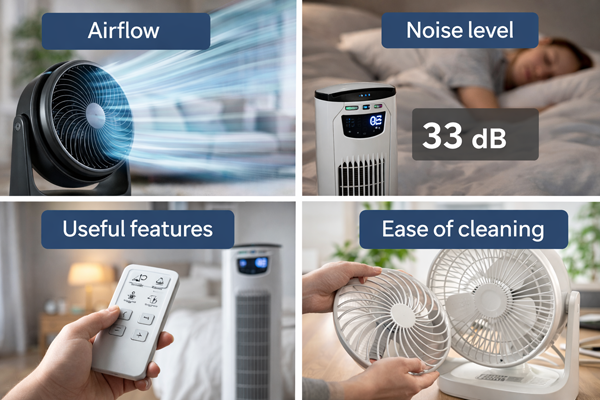 За якими критеріями вибирати вентилятор для кімнати?