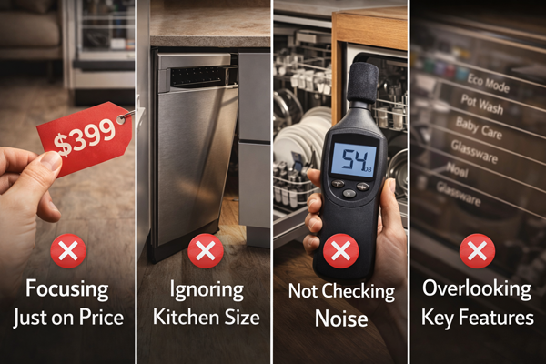Які помилки найчастіше псують покупку посудомийної машини