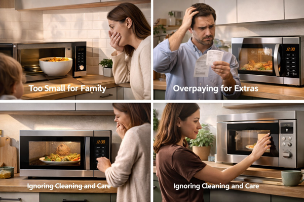 Какие ошибки чаще всего портят покупку микроволновки