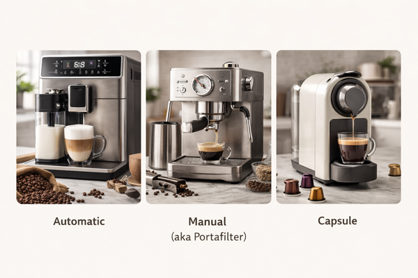 Чим відрізняються основні типи кавомашин за зручністю і сенсом покупки?