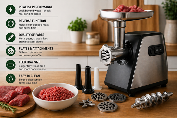 Как выбрать мясорубку для дома и не переплатить?