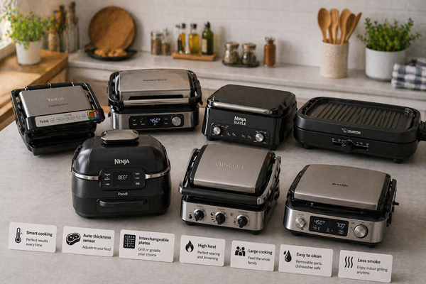 Какие модели вошли в рейтинг лучших электрогрилей 2026 года?