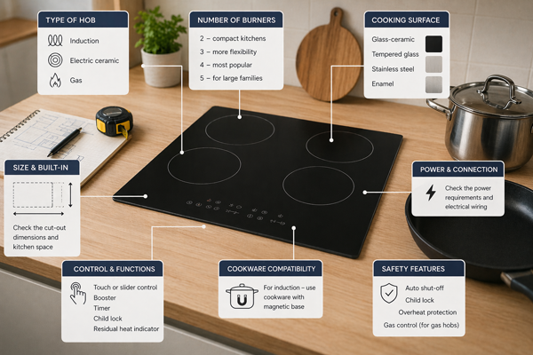 На що дивитися перед купівлею варильної панелі?