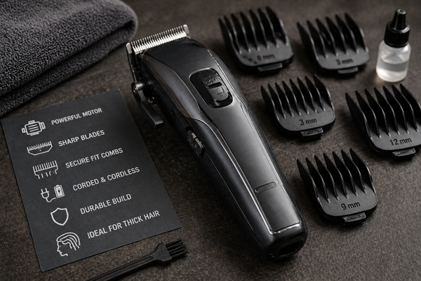 Як вибрати машинку для густого волосся?