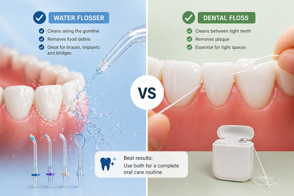 Может ли ирригатор заменить зубную нить?