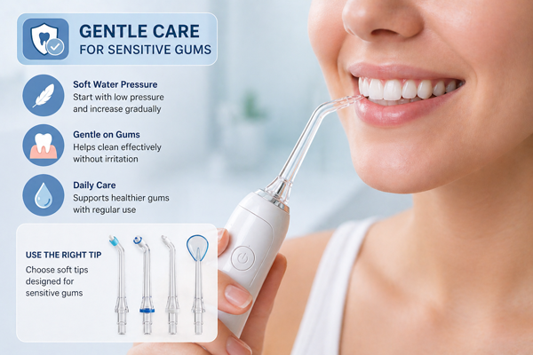 Помогает ли ирригатор при чувствительных дёснах?