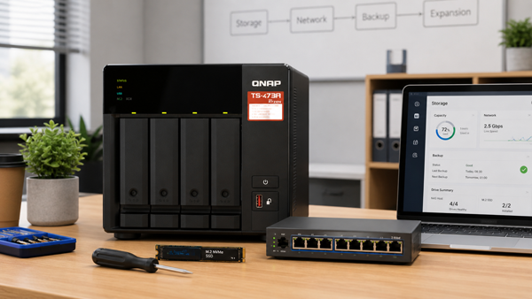QNAP TS-473A — кому нужен NAS с серьёзным запасом?