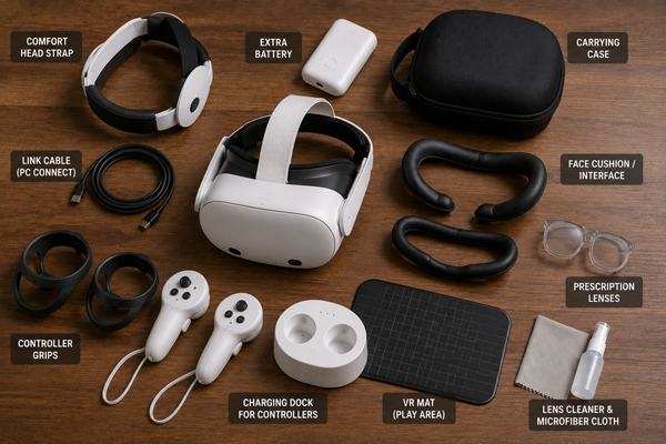 Какие аксессуары нужны для VR-шлема?
