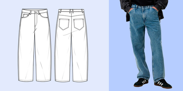 Види чоловічих джинсів: Loose