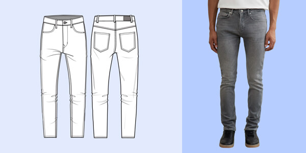 Види чоловічих джинсів: Skinny
