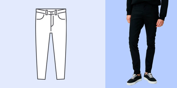 Моделі чоловічих джинсів: Carrot