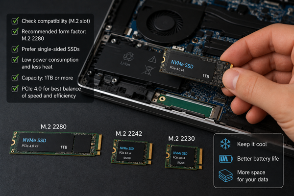 Какой SSD лучше поставить в ноутбук?