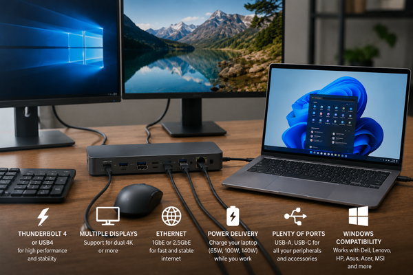 Какая док-станция лучше для Windows-ноутбука?