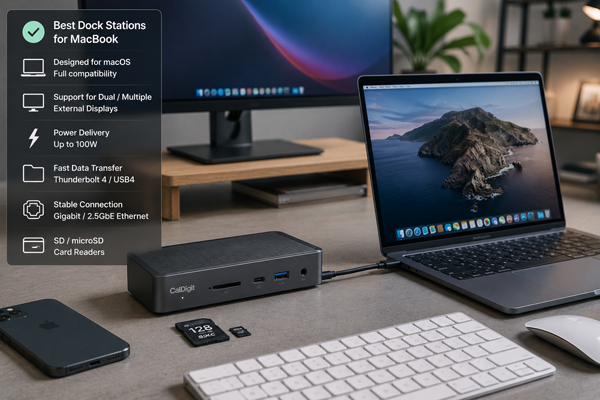 Які док-станції кращі для MacBook?