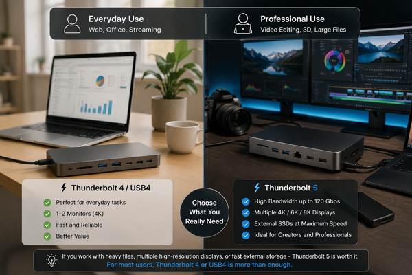 Чи потрібен Thunderbolt 5 звичайному користувачу?