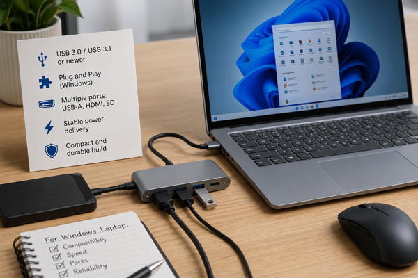 Який USB-хаб краще для Windows-ноутбука?