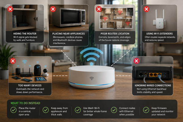 Які помилки найчастіше заважають хорошому Wi-Fi?