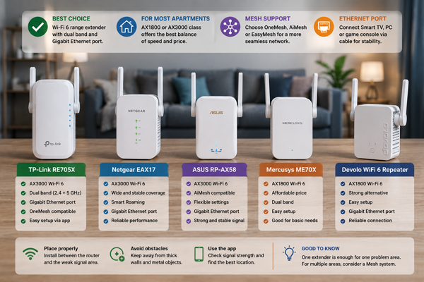 Итог: какой усилитель Wi-Fi сигнала купить в 2026 году?
