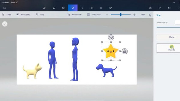 Програми для 3D-моделювання: Paint 3D