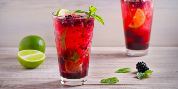 Мохіто з ожиною