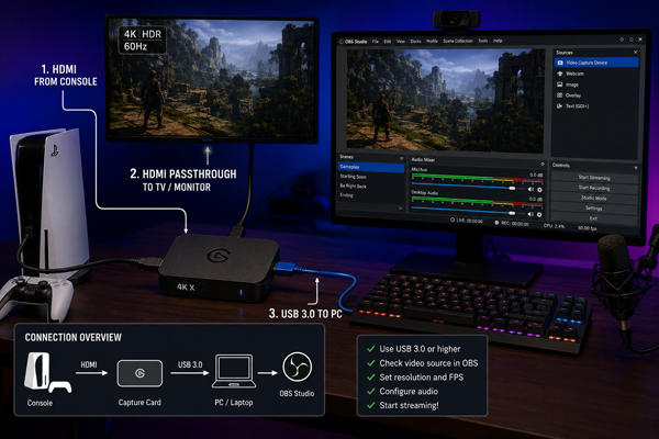 Як підключити карту захоплення до OBS без зайвого клопоту