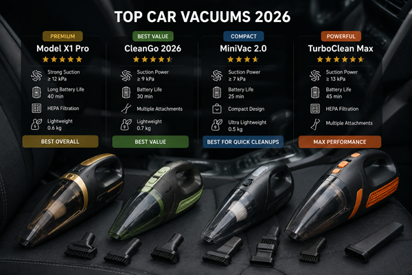Який автомобільний пилосос купити у 2026 році?