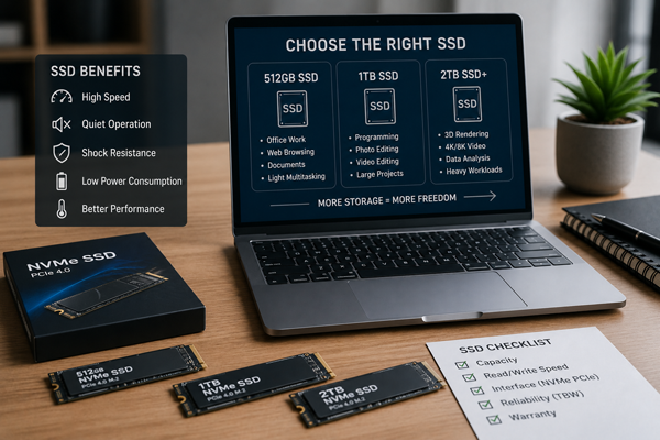 Який SSD вибрати для робочого ноутбука?