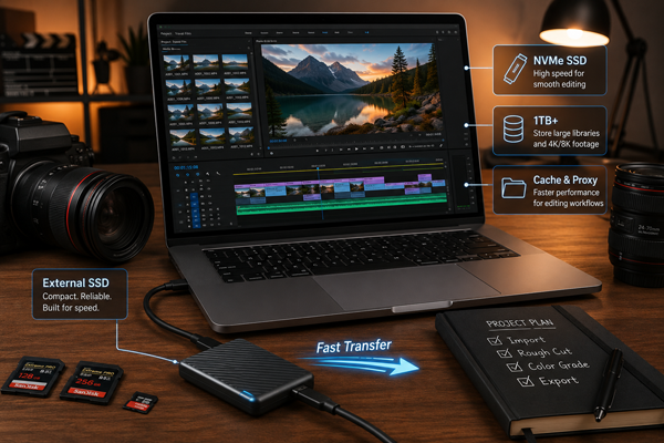 Який SSD обрати для відеопроєктів?
