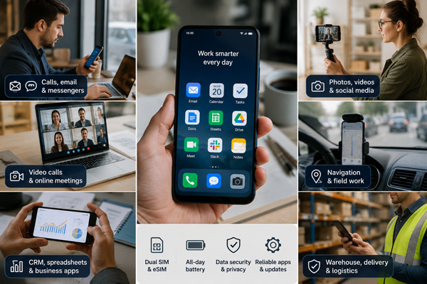 Для яких робочих завдань потрібен смартфон?
