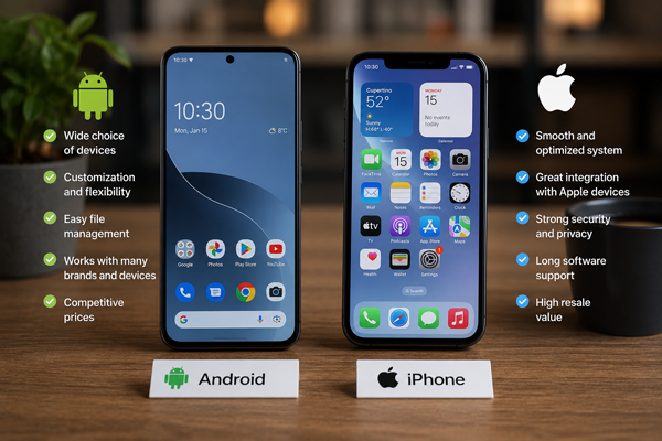 Что выбрать: Android или iPhone?