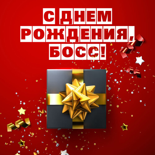 Поздравления с днем рождения начальнику картинка