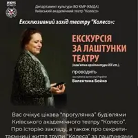 Моноспектакль За кулисами театра Киев